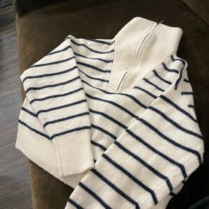 Striped zip sweater La Ligne